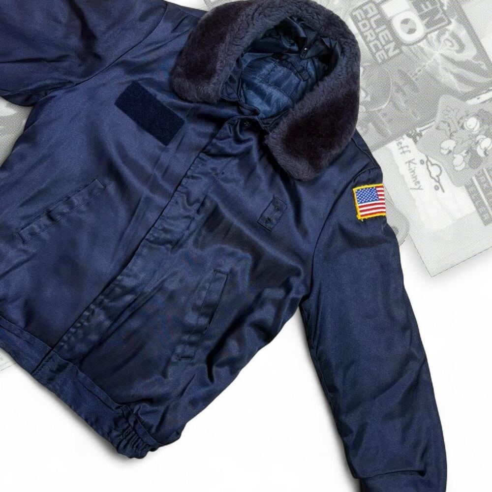 Vintage 80-90’s US Army Military Black Bomber Jacket‎